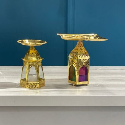 فانوس صينية ذهبى